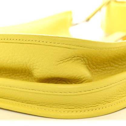 Hermes Taurillon Clemence Evelyne III PM Lime 9 of 11