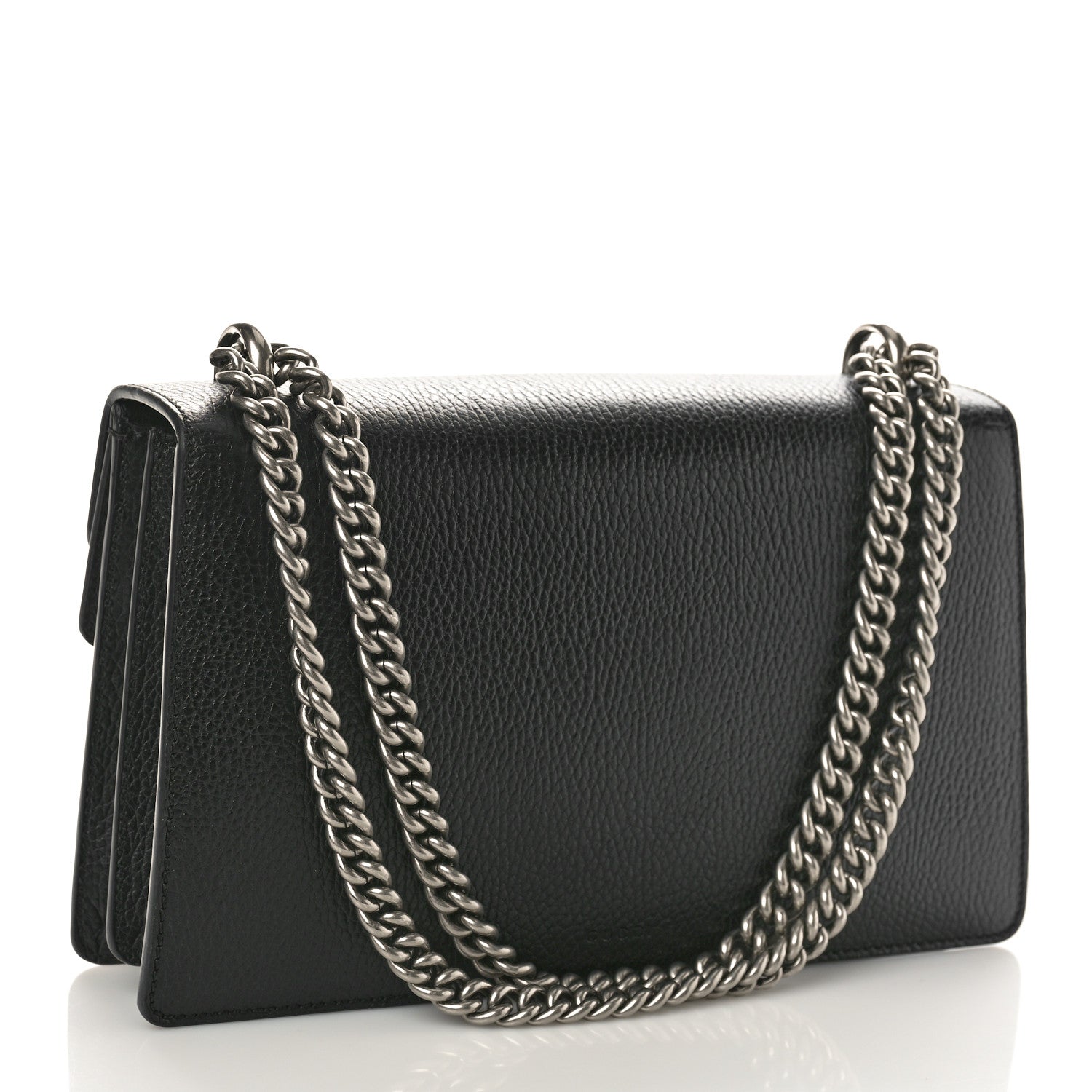 Gucci Pebbled Calfskin Small Dionysus Shoulder Bag Black 3 of 10