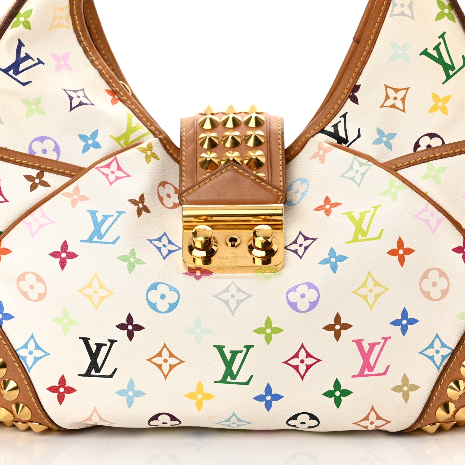 Louis Vuitton Monogram Multicolor Chrissie White 9 of 15