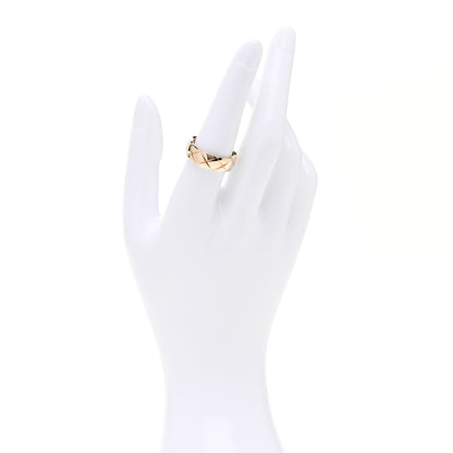 Chanel 18K Beige Gold Diamond Small Coco Crush Ring 56 7.75 2 of 7