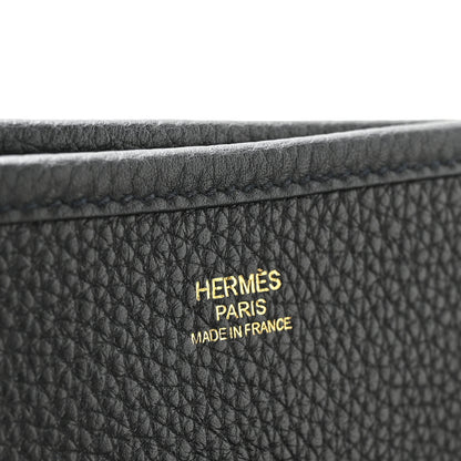 Hermes Taurillon Clemence Evelyne III GM Black 5 of 9