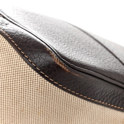 Hermes Buffle Skipper Toile Garden Party 36 MM Tote Marron Fonce 12 of 13