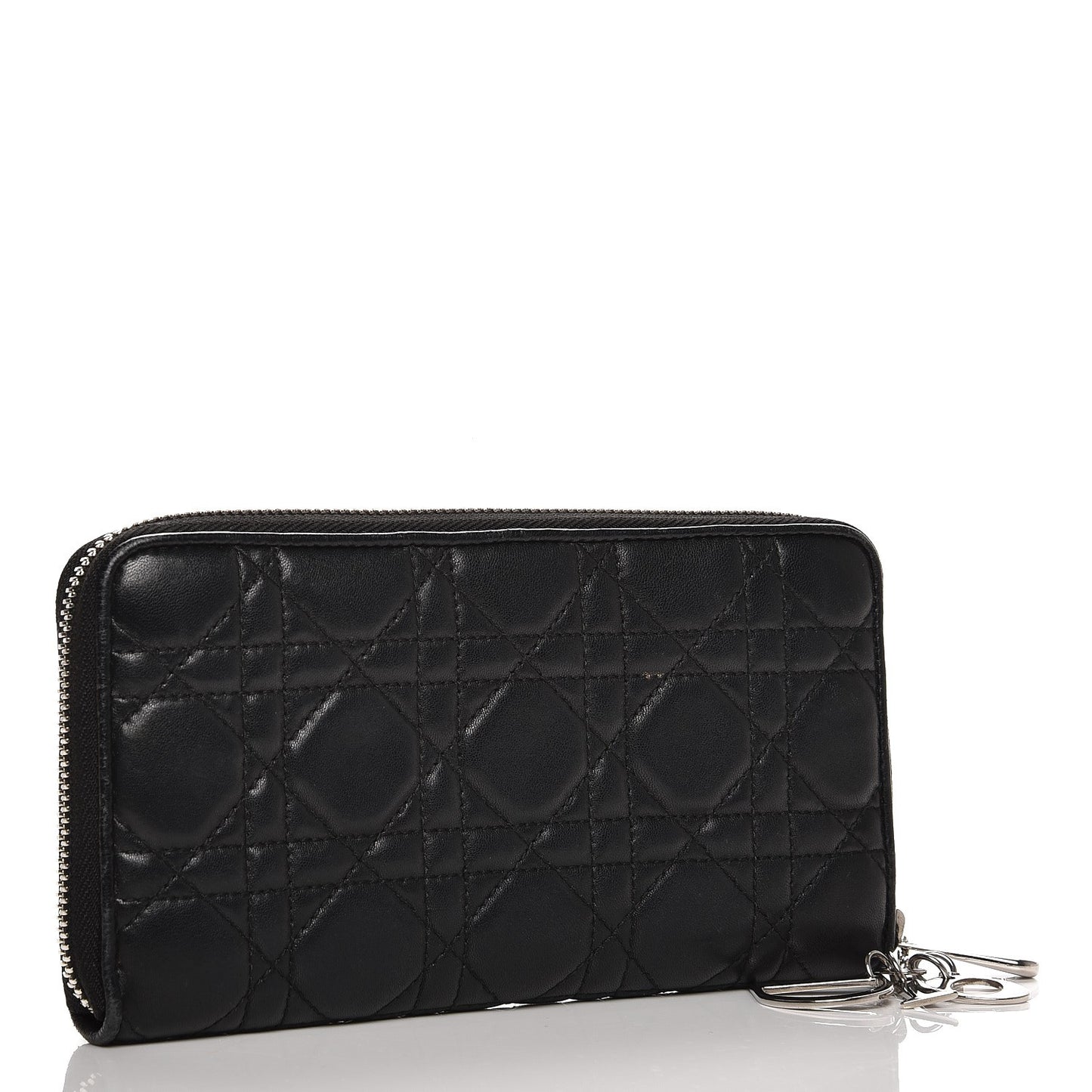 Lambskin Cannage Voyageur Wallet Black