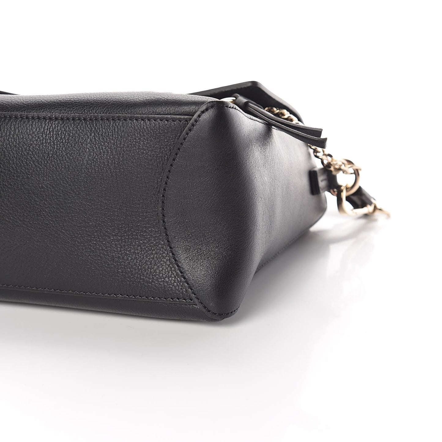 Calfskin Small Faye Day Shoulder Bag Black