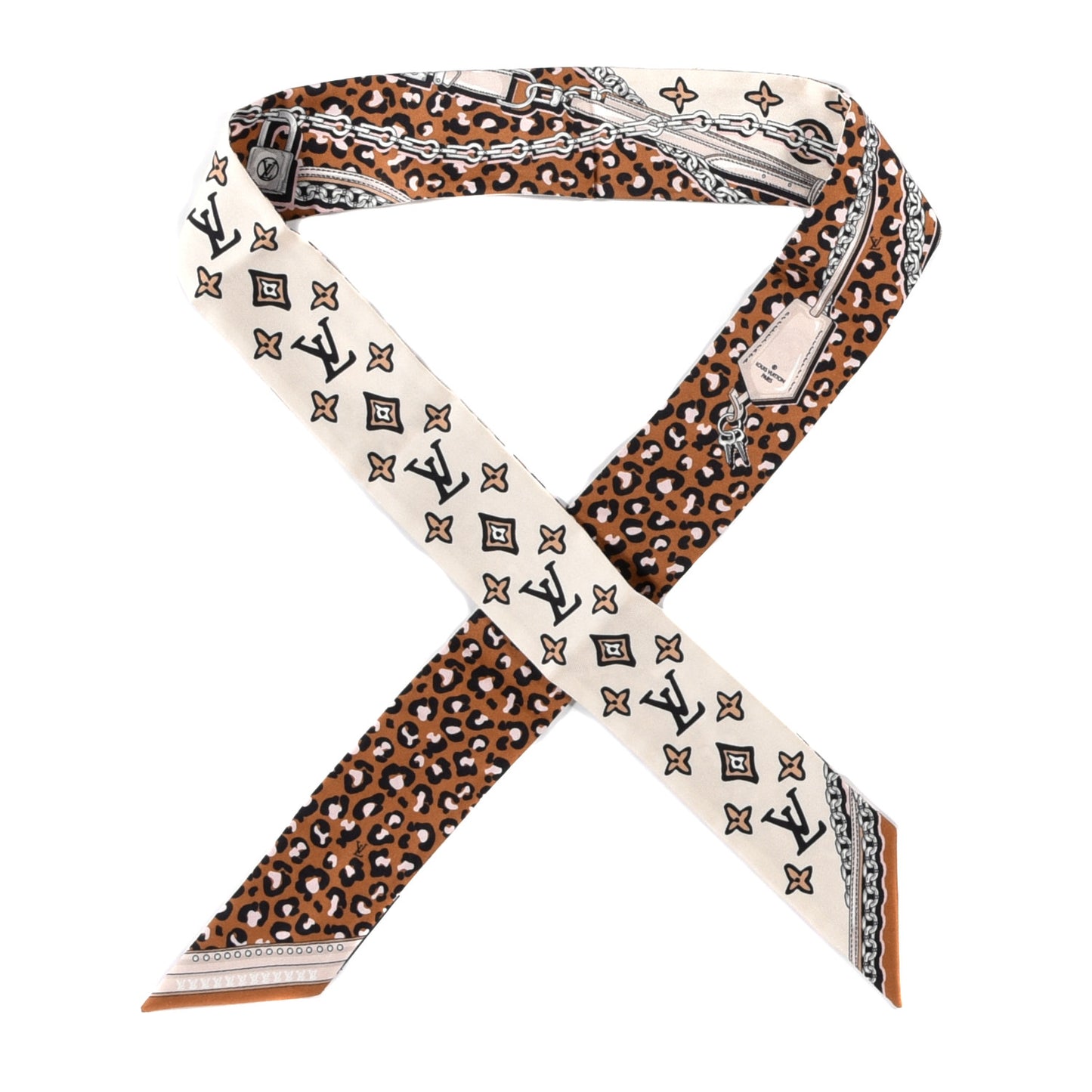 Silk Monogram Wild At Heart BB Bandeau Cream