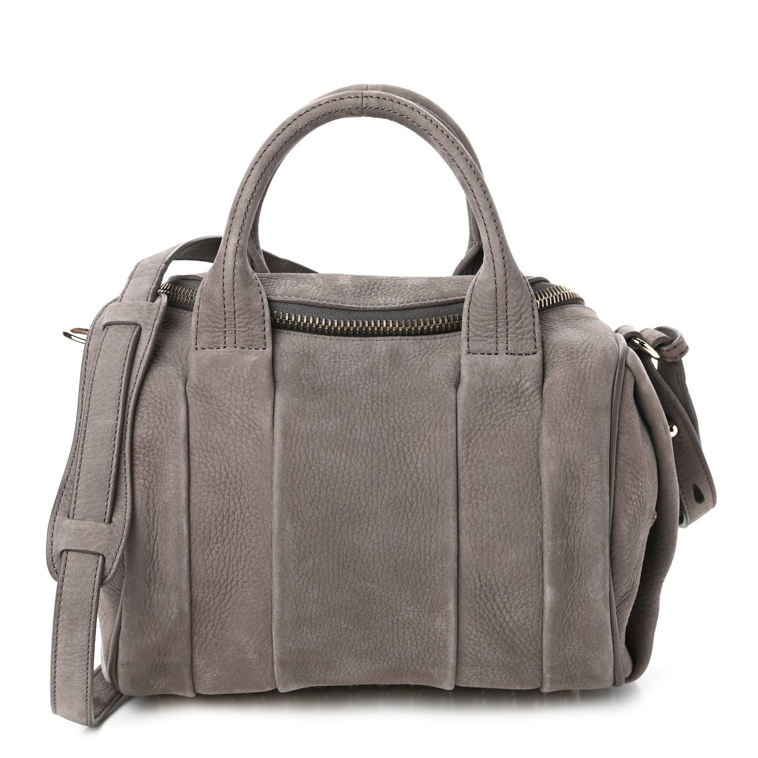 Alexander Wang Nubuck Rockie Elephant Pale Gold Hardware 1 of 9