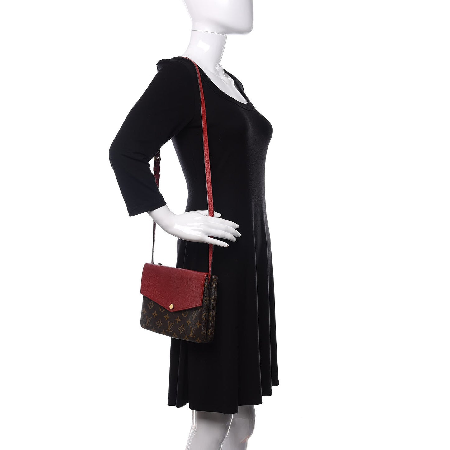 Monogram Twice Pochette Cherry