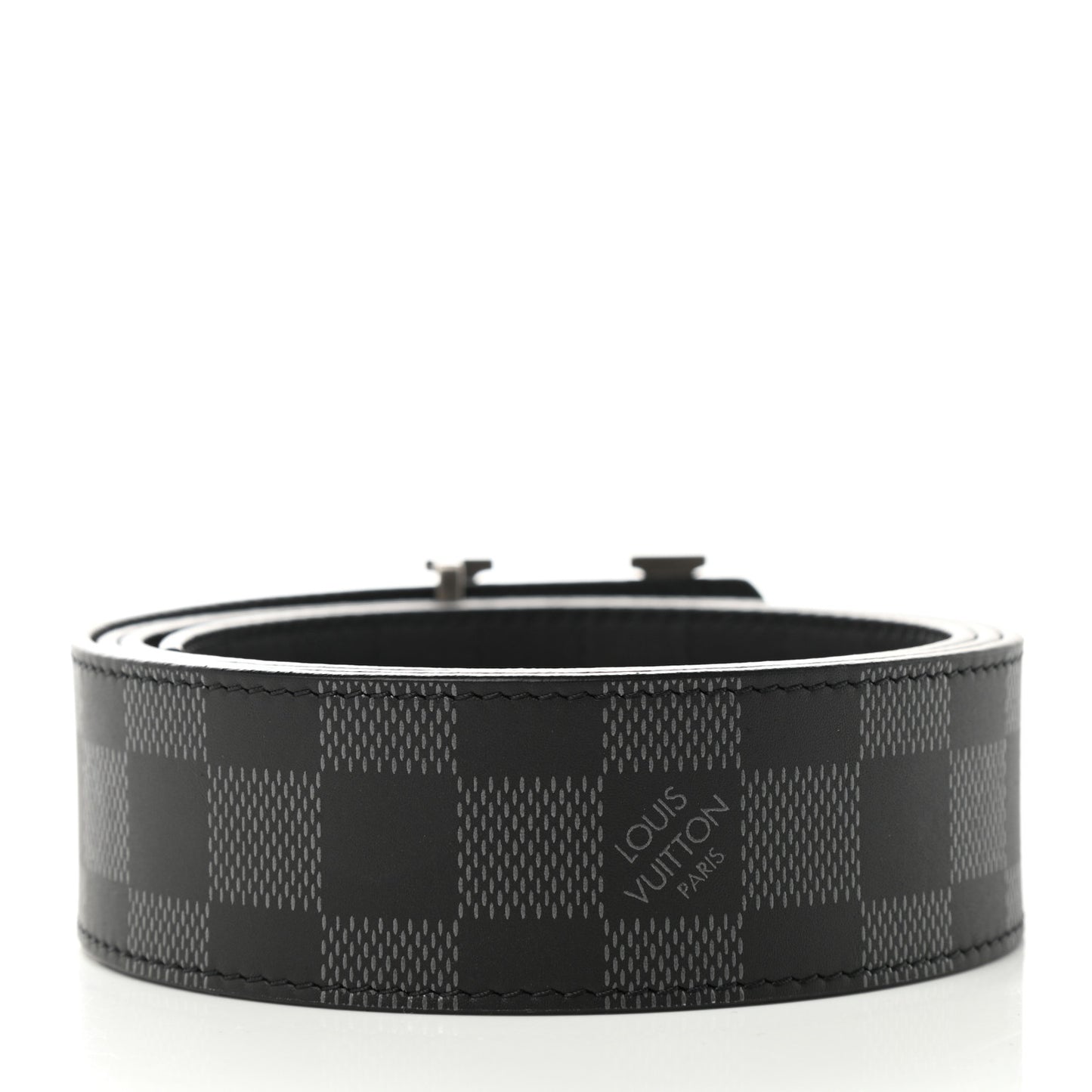 Damier Infini 40mm LV Initiales Belt 110 44 Black