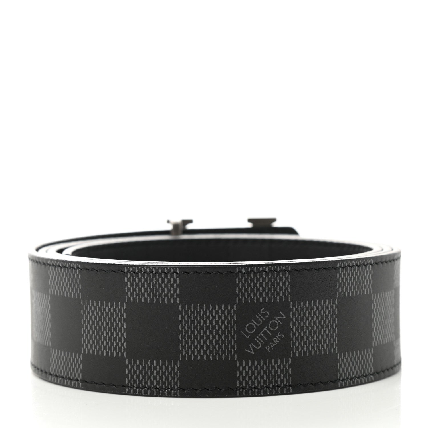 Louis Vuitton Damier Infini 40mm LV Initiales Belt 110 44 Black 2 of 8