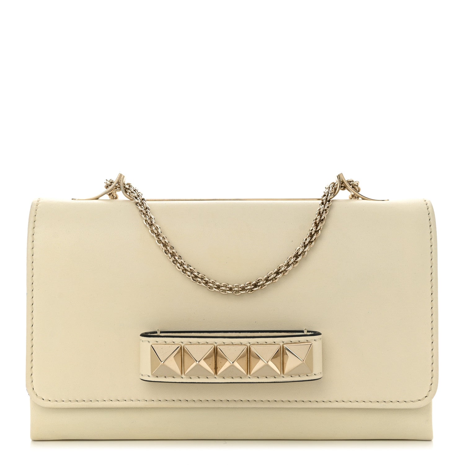 Valentino Garavani Nappa Va Va Voom Shoulder Bag Light Ivory 1 of 9