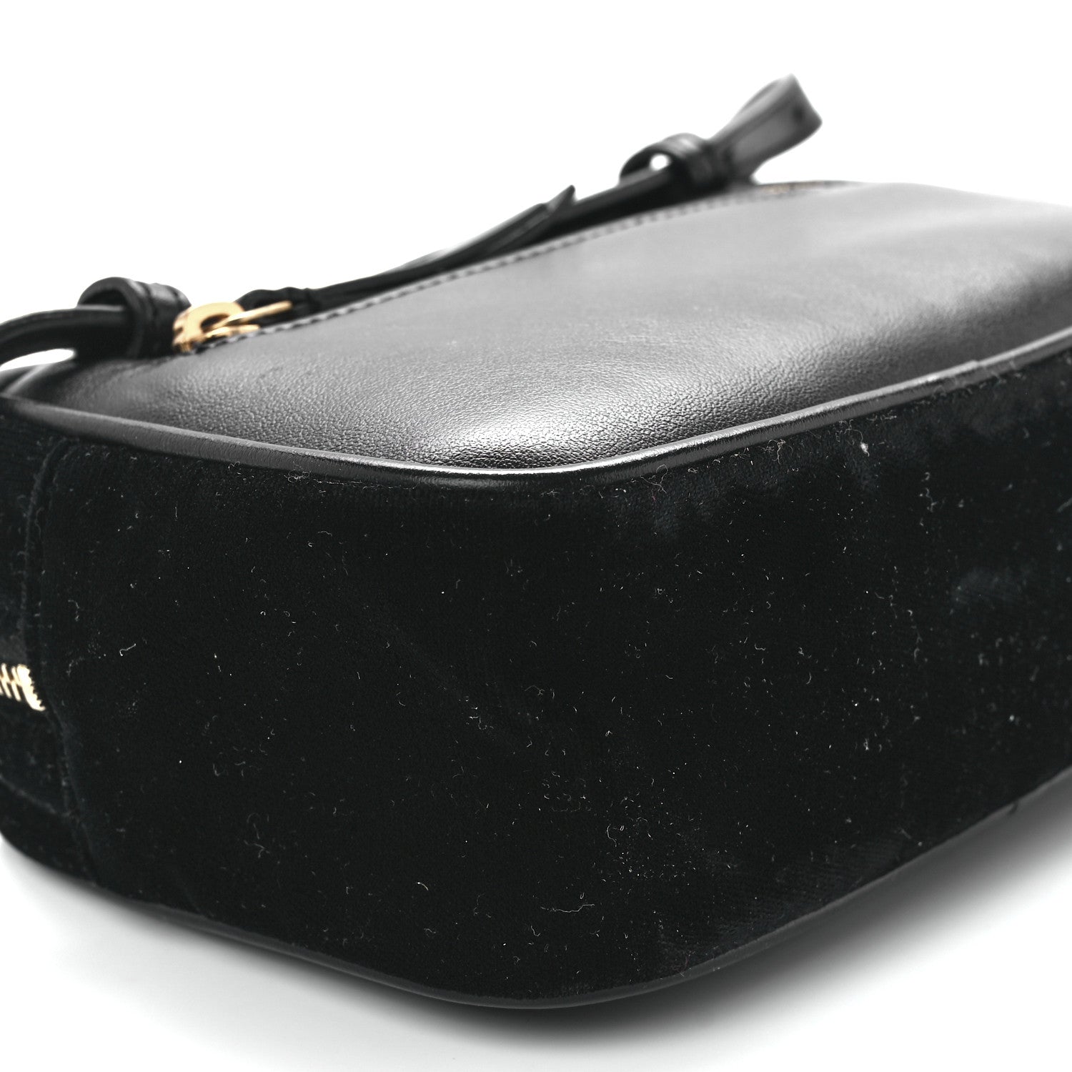 Saint Laurent Velour Matelasse Monogram Lou Belt Bag Black 11 of 12