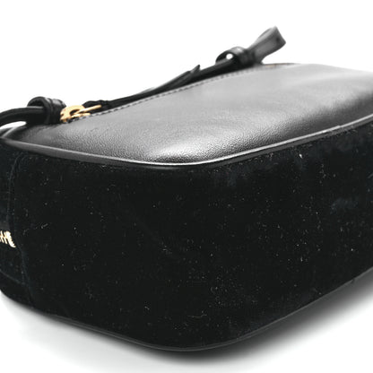 Saint Laurent Velour Matelasse Monogram Lou Belt Bag Black 11 of 12