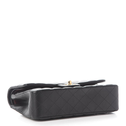 Chanel Lambskin Quilted Medium Double Flap Black 4 of 10
