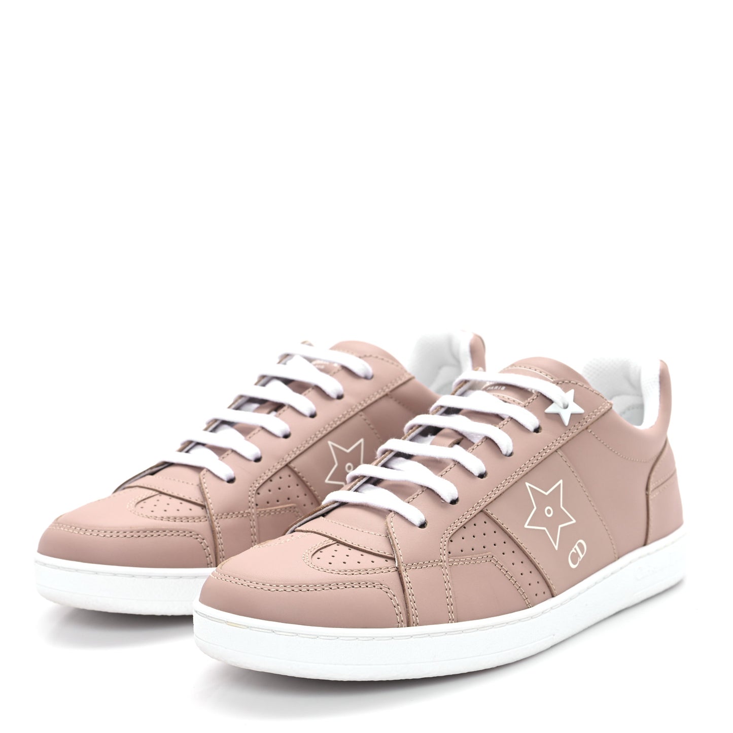 Calfskin Dior Star Ors Low Top Sneakers 36.5 Nude