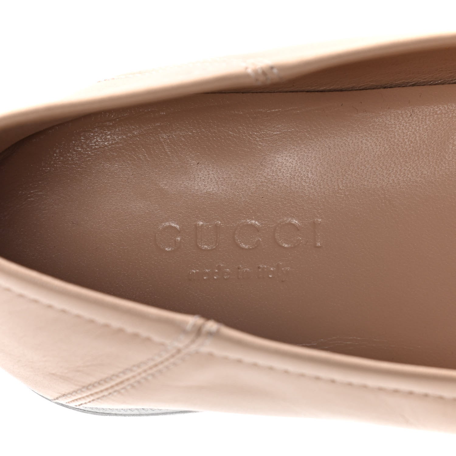 Gucci Malaga Kid Web Womens Horsebit Loafers 37.5 Skin Rose 8 of 11