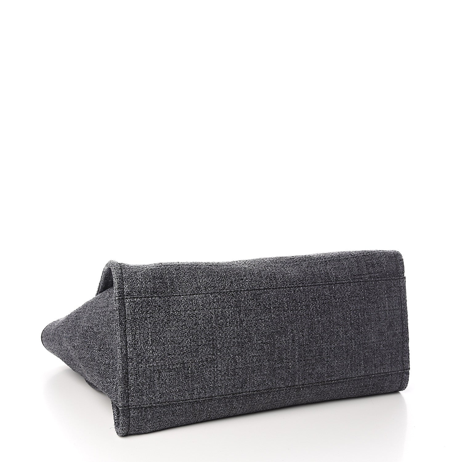 Chanel Canvas Medium Deauville Tote Charcoal 3 of 9