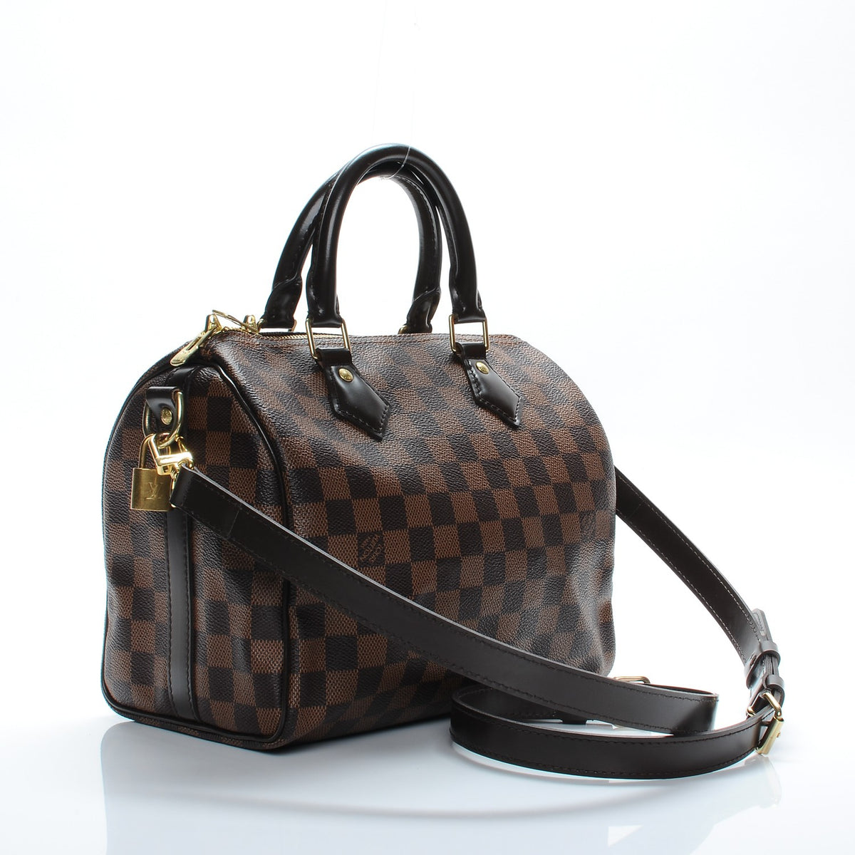 Damier Ebene Speedy Bandouliere 25