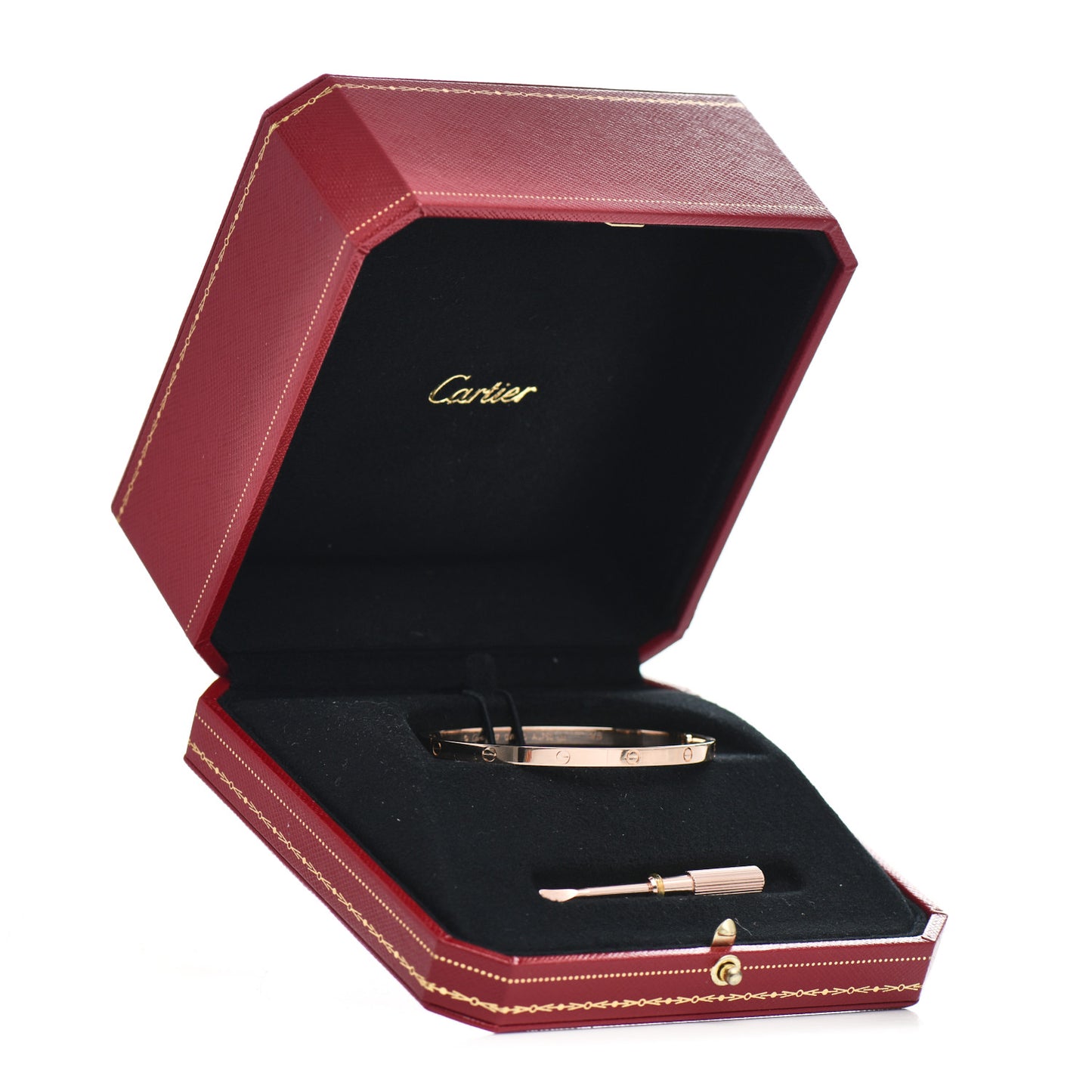 18K Pink Gold Small LOVE Bracelet 17