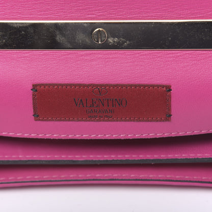 Valentino Garavani Nappa Lace Girello Flap Pop Fuxia 6 of 9