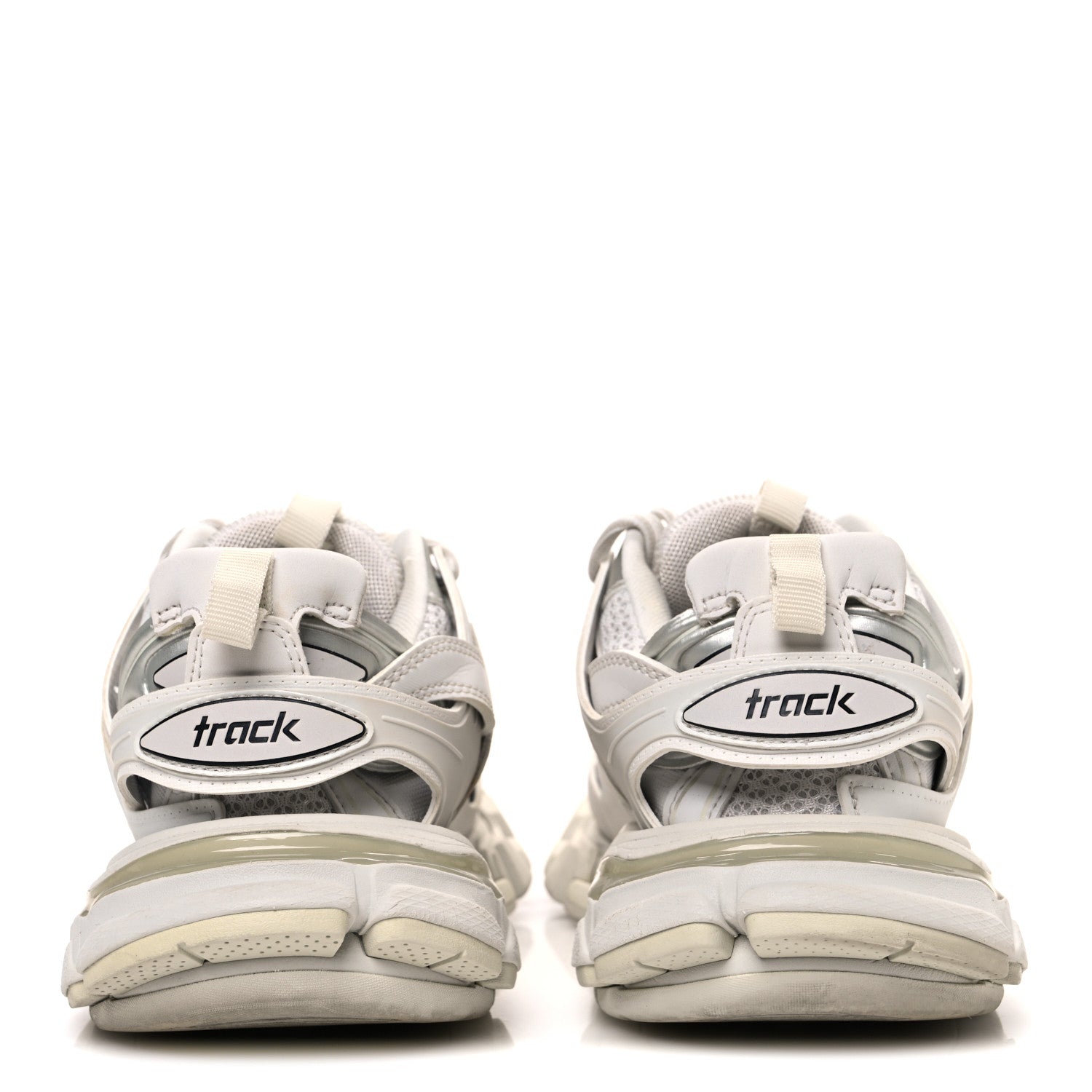 Balenciaga Rubber Mesh Fabric Monocolor Recycled Sole Womens Track Sneakers 36 White 6 of 10