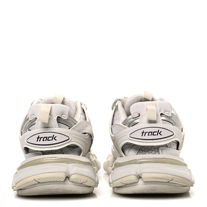 Balenciaga Rubber Mesh Fabric Monocolor Recycled Sole Womens Track Sneakers 36 White 6 of 10