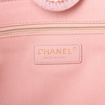 Chanel Lurex Boucle Small Deauville Tote Pink 8 of 11