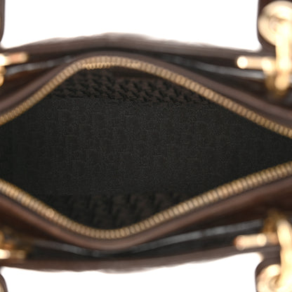 Christian Dior Patent Cannage Medium Lady Dior Dark Brown 5 of 14