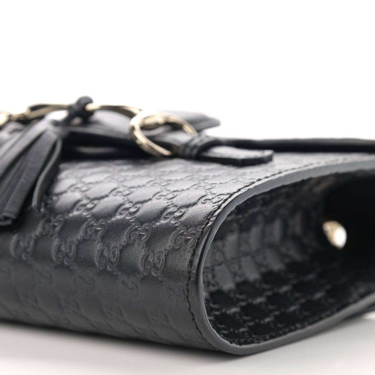 Microguccissima Mini Emily Shoulder Bag Black