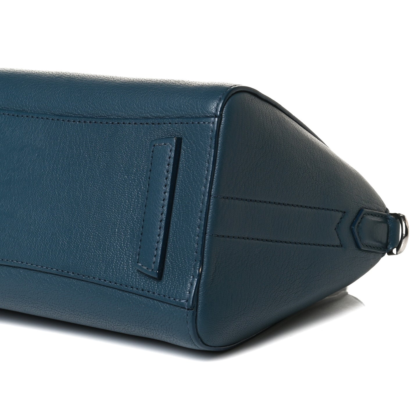 Sugar Goatskin Mini Antigona Oil Blue