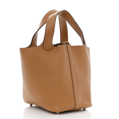 Hermes Taurillon Clemence Picotin Lock 18 PM Biscuit 4 of 11