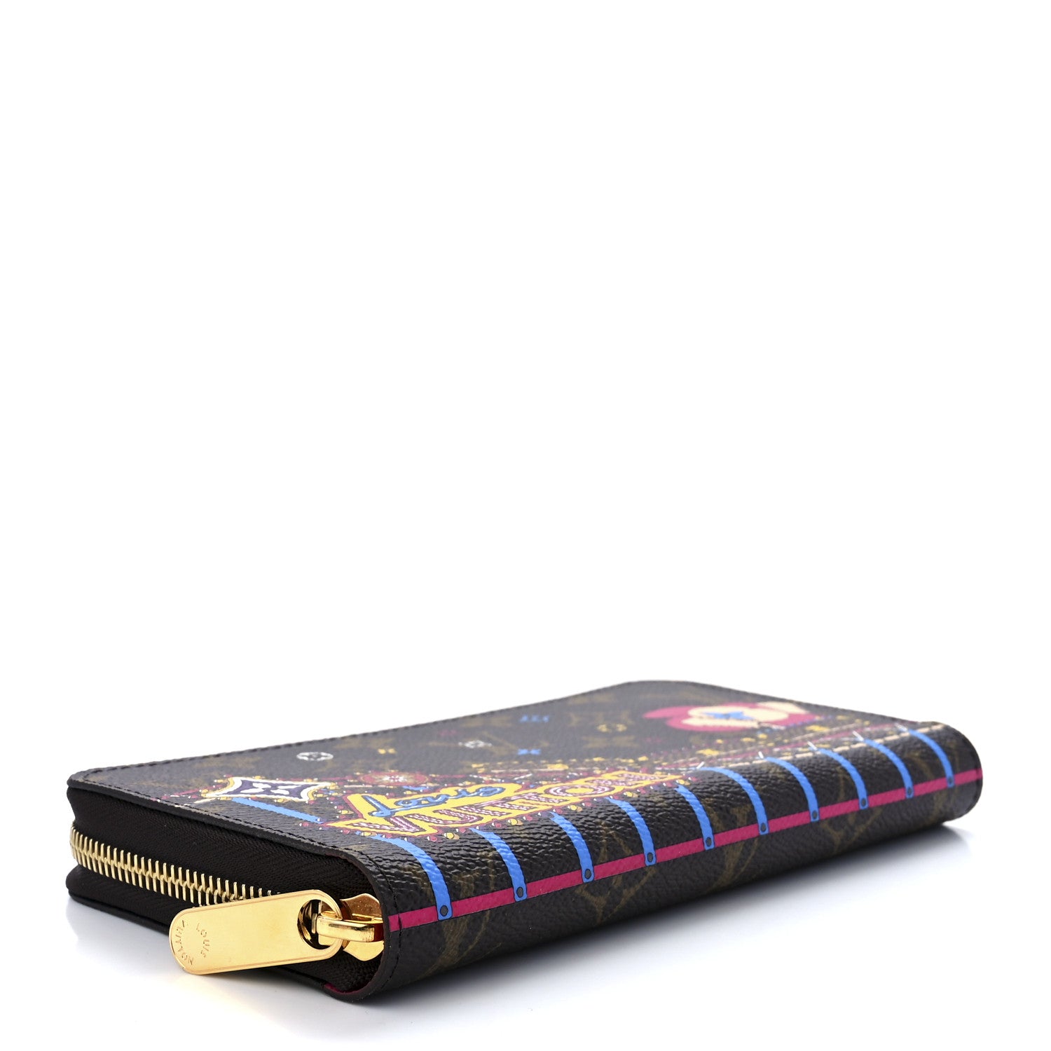 Louis Vuitton Monogram 2020 Christmas Animation Zippy Wallet Pivoine 4 of 10