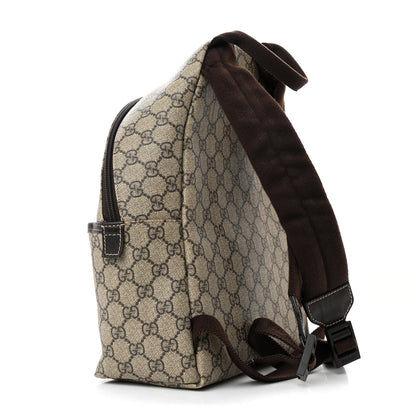 Gucci GG Supreme Monogram Margaux Calfskin Childrens Day Backpack Beige Ebony Cocoa Dark Chocolate 3 of 11
