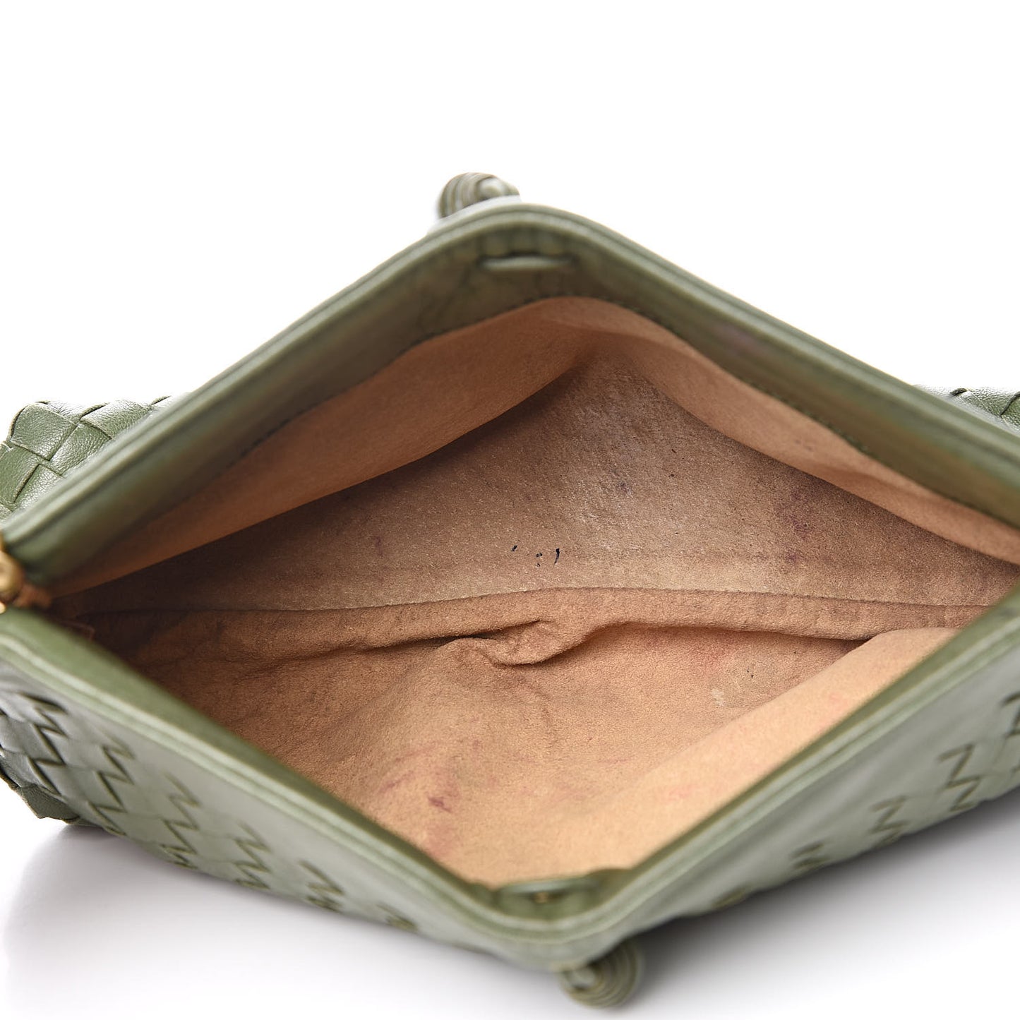 Nappa Intrecciato Mini Shoulder Bag Foglia