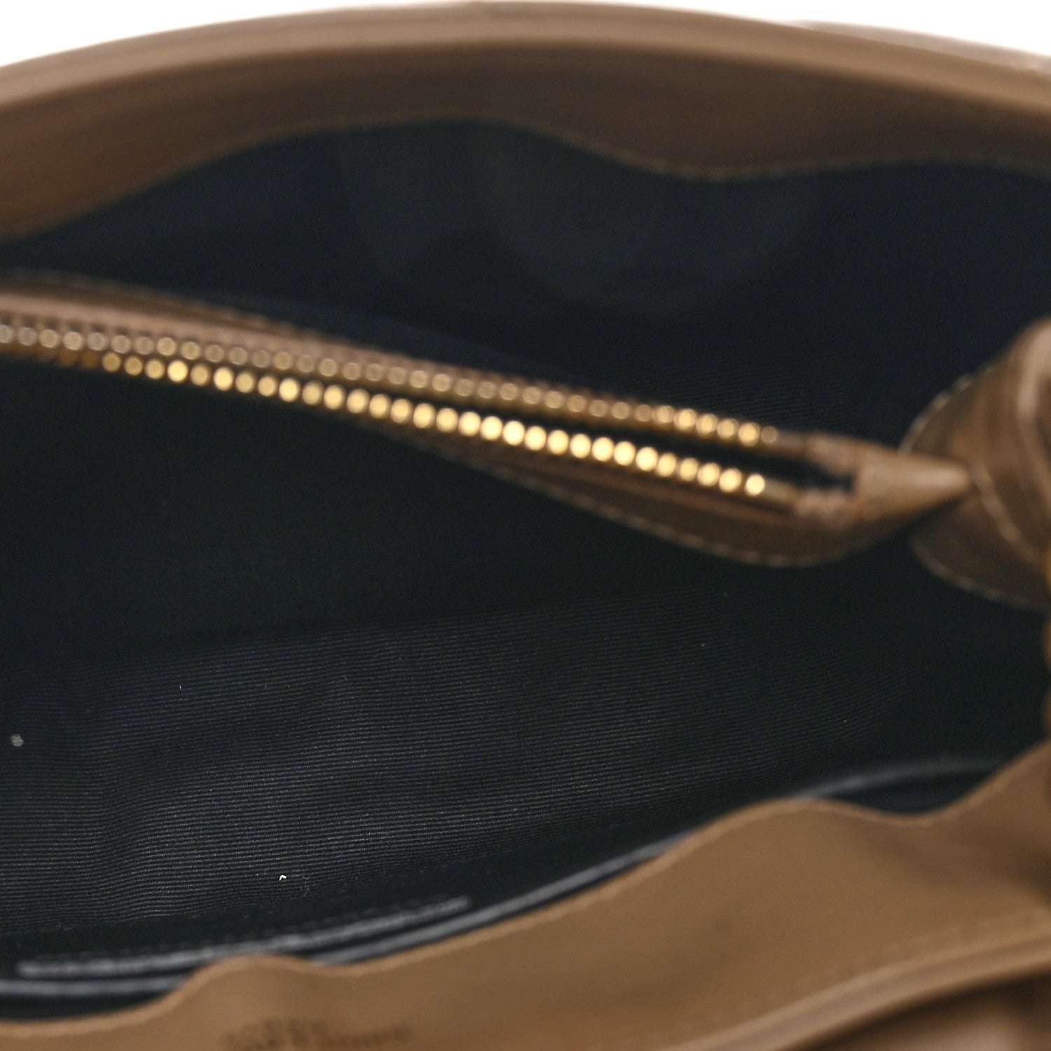 Saint Laurent Calfskin Y Quilted Monogram Small Loulou Chain Satchel Dark Beige 6 of 11