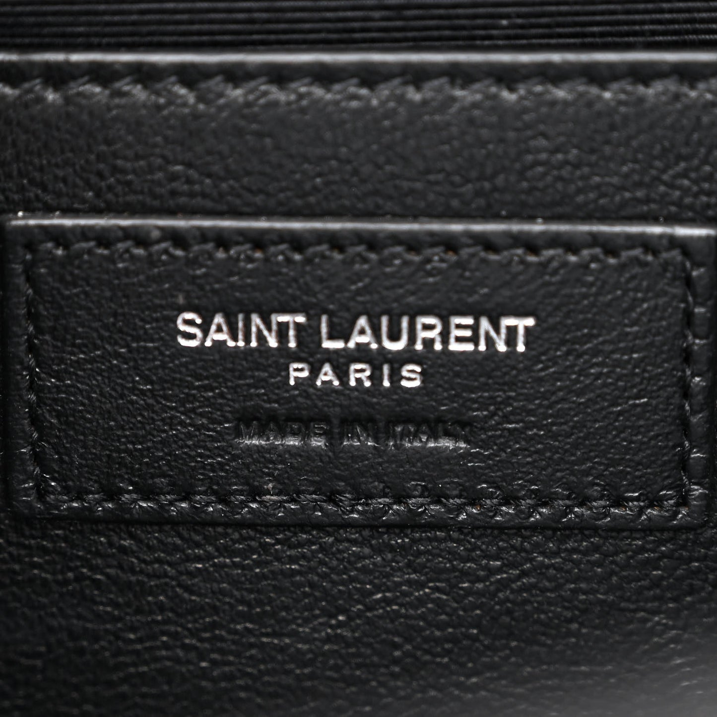 Grain De Poudre Medium Classic Monogram Kate Satchel Black