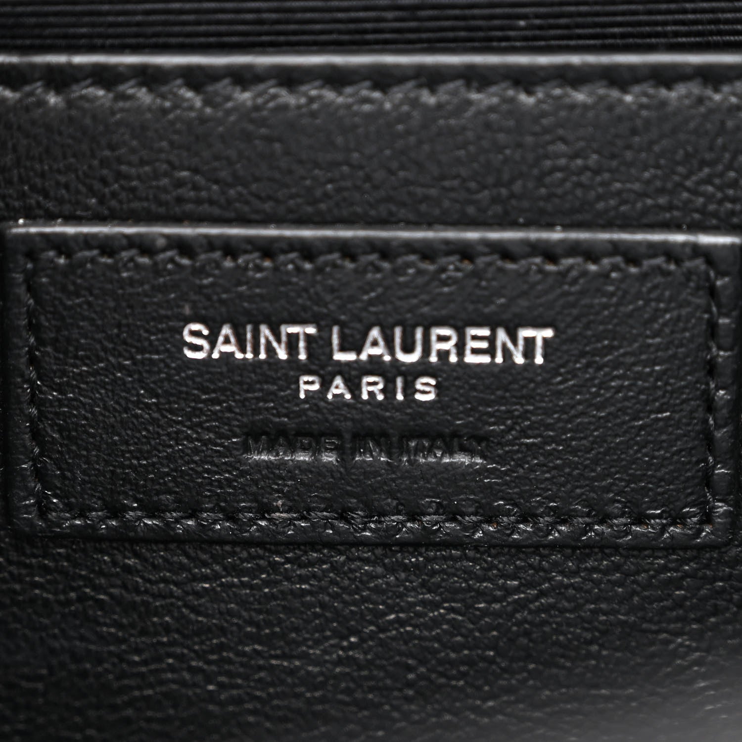 Saint Laurent Grain De Poudre Medium Classic Monogram Kate Satchel Black 6 of 12
