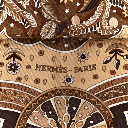Hermes Silk Aux Portes Du Palais Scarf 90 4 of 5