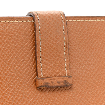Hermes Epsom Bearn Gusset Wallet Gold 10 of 11