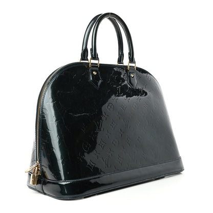 Louis Vuitton Vernis Alma GM Blue Nuit 2 of 5