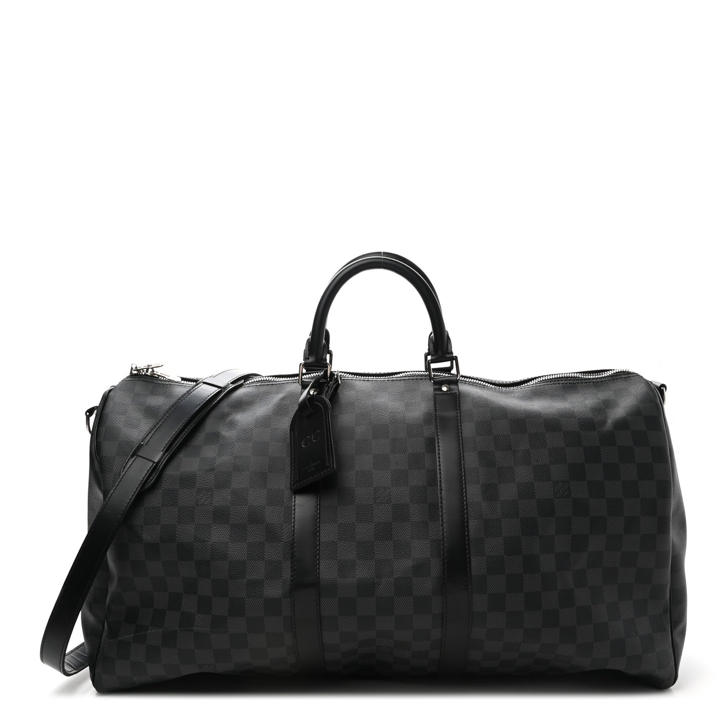 Damier Graphite Keepall Bandouliere 55