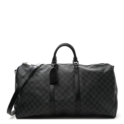 Louis Vuitton Damier Graphite Keepall Bandouliere 55 1 of 12