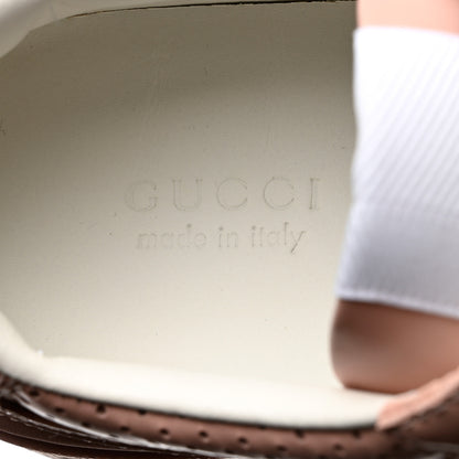 Gucci Calfskin GG Tennis Embossed Womens Platform 55mm Sneakers 36 Powder Pink 7 of 9