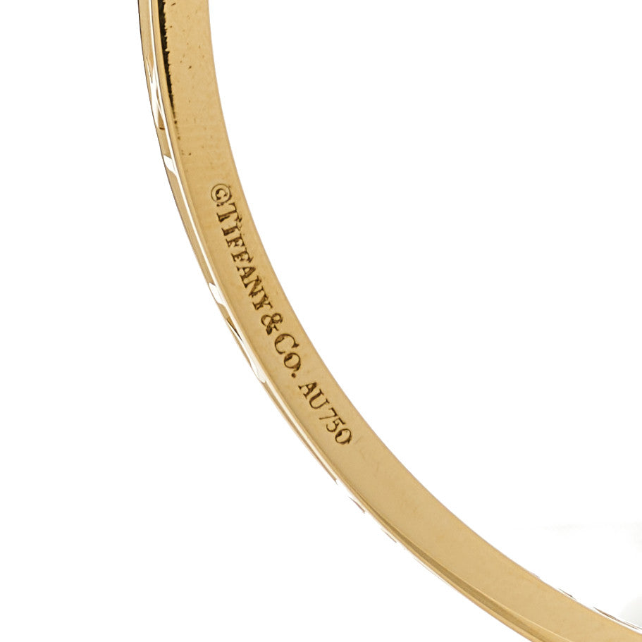 18K Yellow Gold Atlas Open Bangle Bracelet