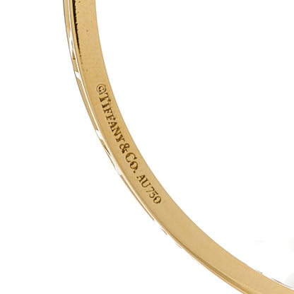 Tiffany 18K Yellow Gold Atlas Open Bangle Bracelet 3 of 3