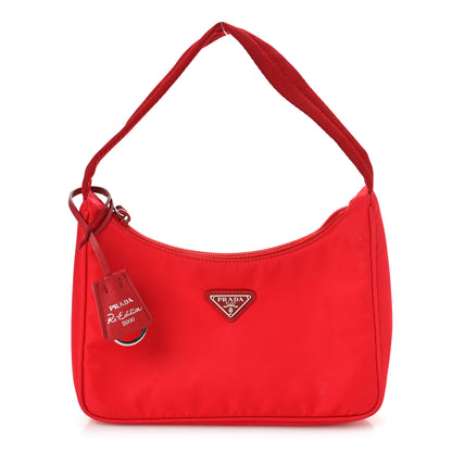 Prada Tessuto Nylon Mini Re-Edition 2000 Bag Rosso 1 of 10