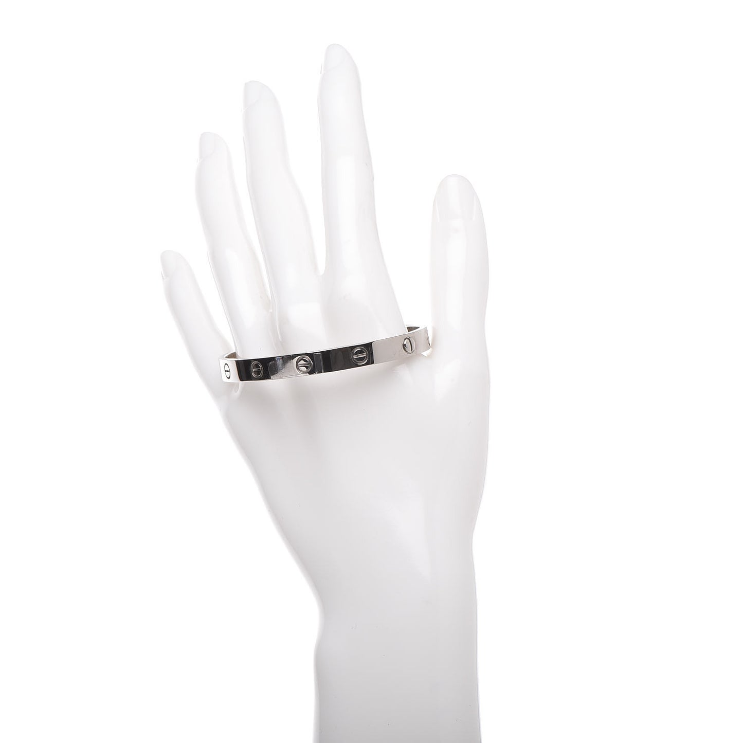 18K White Gold LOVE Bracelet 18