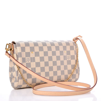 Louis Vuitton Damier Azur Favorite MM 3 of 9
