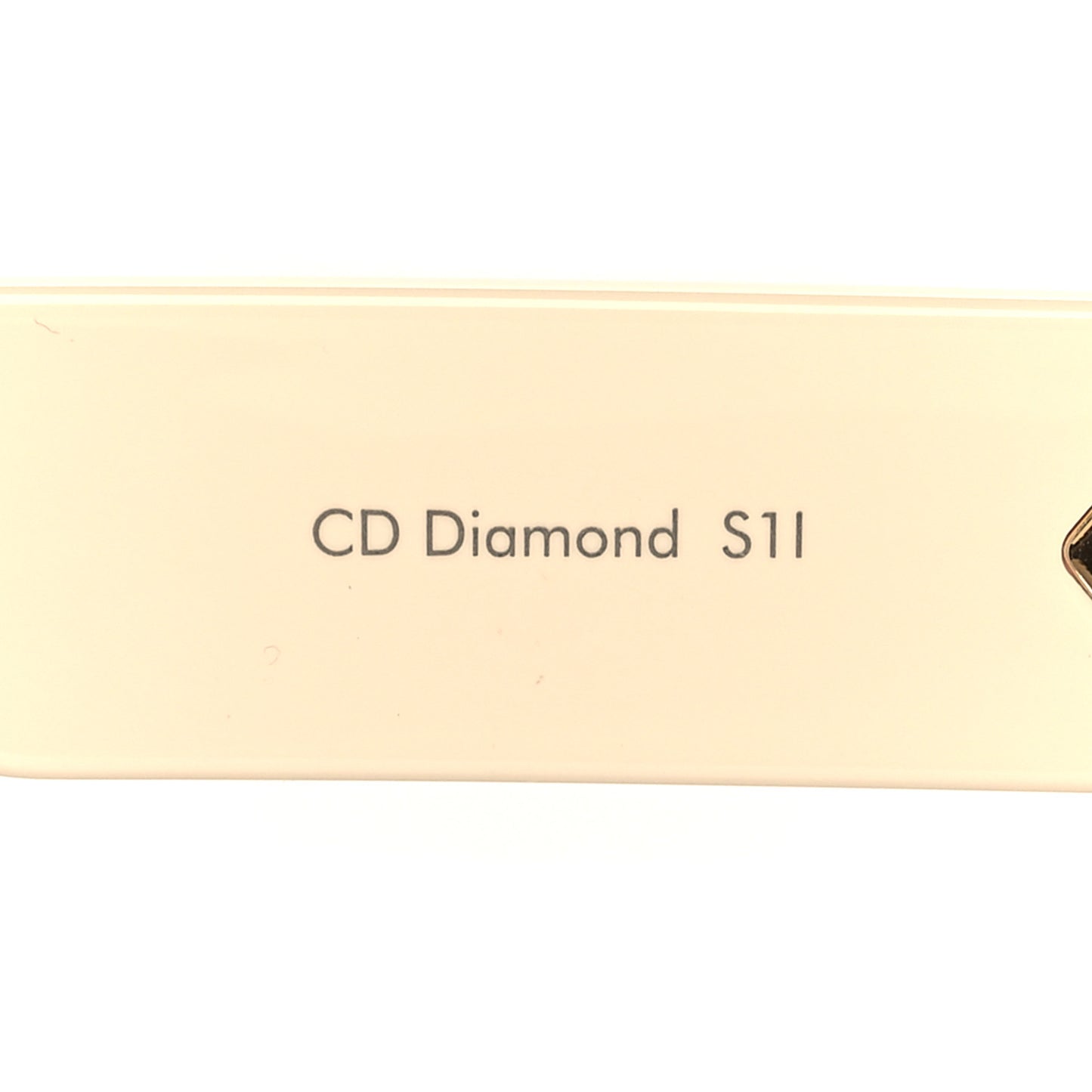 Acetate Rectangular CD Diamond S1I Sunglasses Ivory