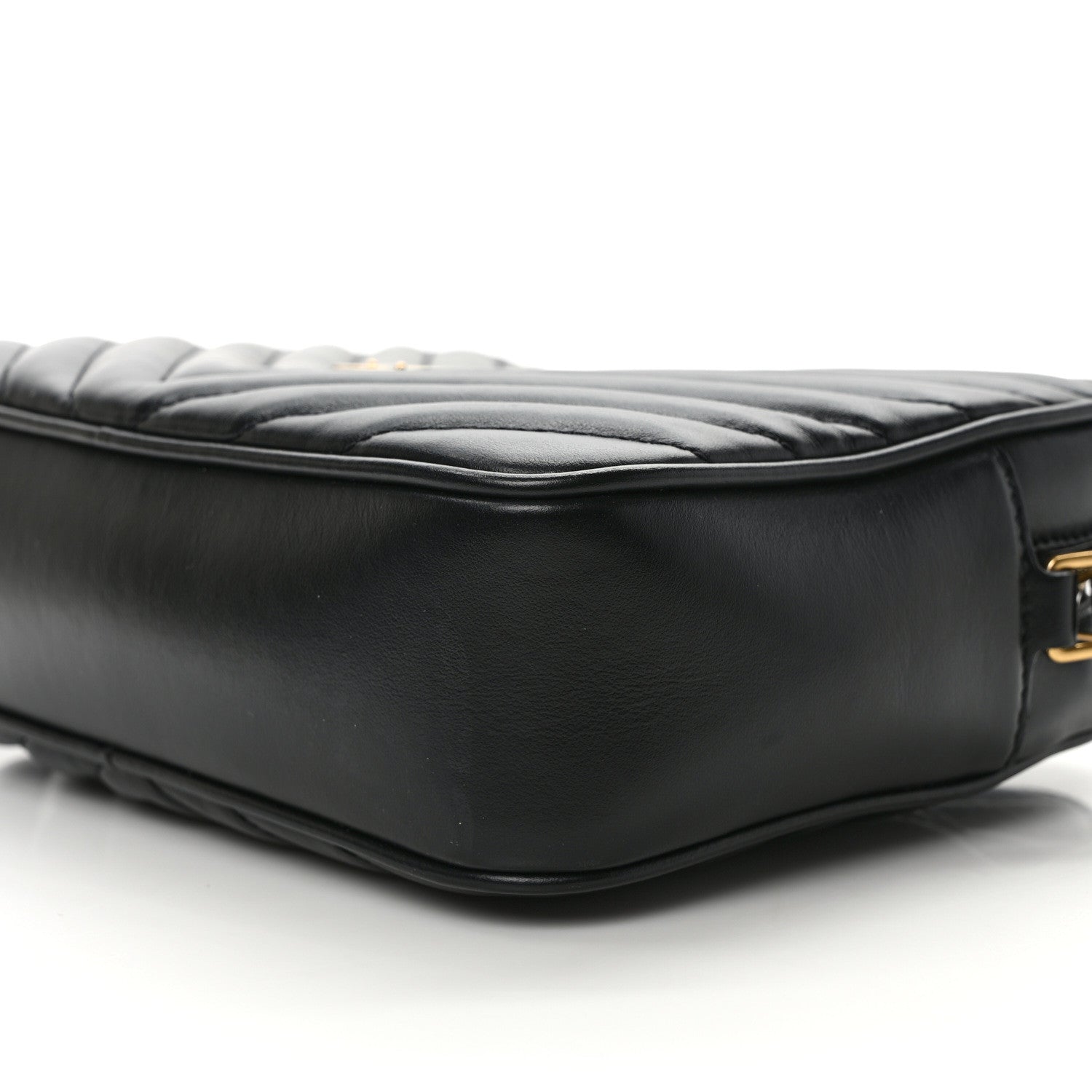 Saint Laurent Calfskin Matelasse Monogram Lou Camera Bag Black 9 of 10