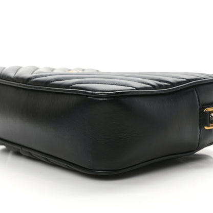 Saint Laurent Calfskin Matelasse Monogram Lou Camera Bag Black 9 of 10